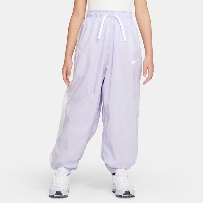 Calça Nike Sportswear Woven - Infantil - Foto 1