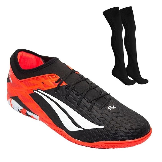 Kit Penalty: Chuteira Futsal RX Locker Y-3 + Meião - Adulto - Foto 1