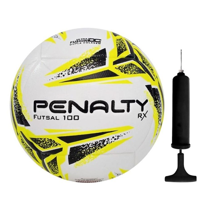 Kit Penalty: Bola de Futsal RX 100 XXIII + Bomba de Ar - Foto 1
