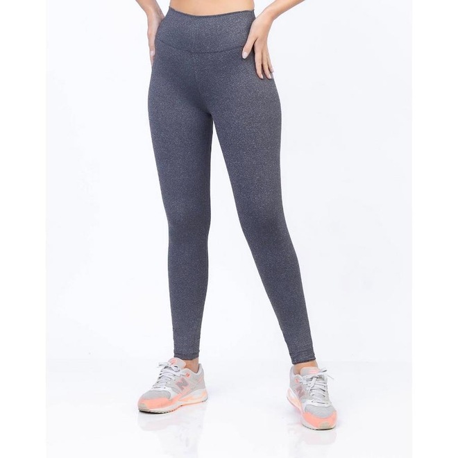 Calça Legging Flanelada Goodbest Suplex Forrada Cintura Alta - Feminina - Foto 1