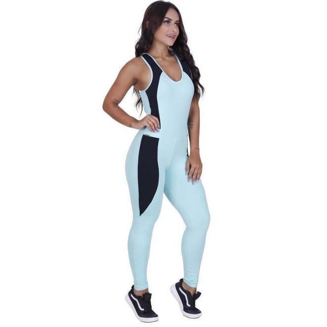 Macacão com Bojo Orbis Empina Bumbum Suplex - Feminino - Foto 1