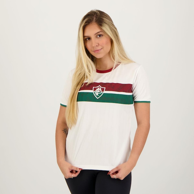 Camisa do Fluminense Stencil Futfanatics - Feminina - Foto 1