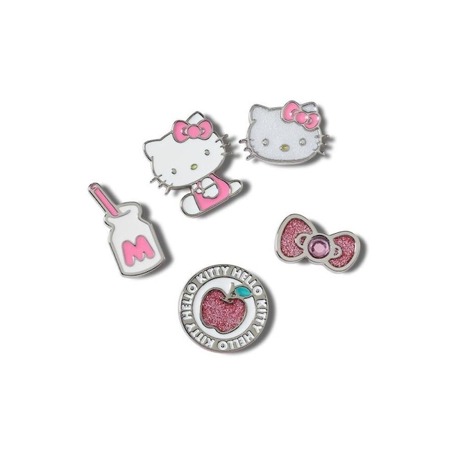 Kit Jibbitz Crocs Hello Kitty Elevated - 5 unidades - Foto 1