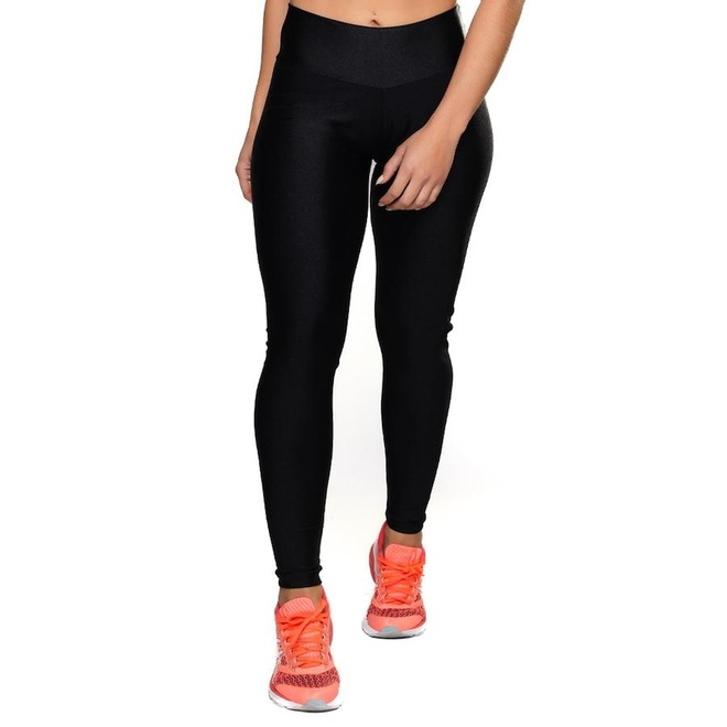 Calça Legggig MVB Modas Empina Bumbum Brilhosa Cintura Alta - Feminina - Foto 1