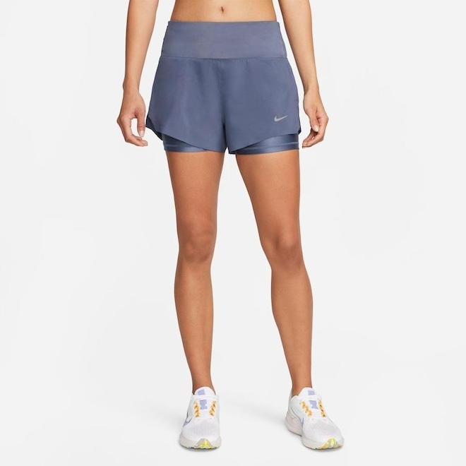 Shorts Nike Swift 2 In 1 - Feminino - Foto 1