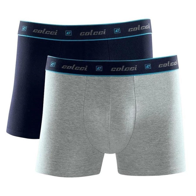 Kit 2 Cueca Boxer Colcci Masculina Cotton Cós Elástico - Foto 1
