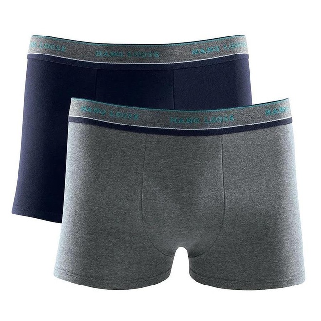 Kit Cueca Boxer Cotton Hang Loose Cós Elástico - 2 unidades - Masculina - Foto 1