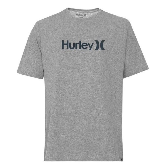 Camiseta Masculina Hurley Manga Curta Silk O Solid - Foto 1