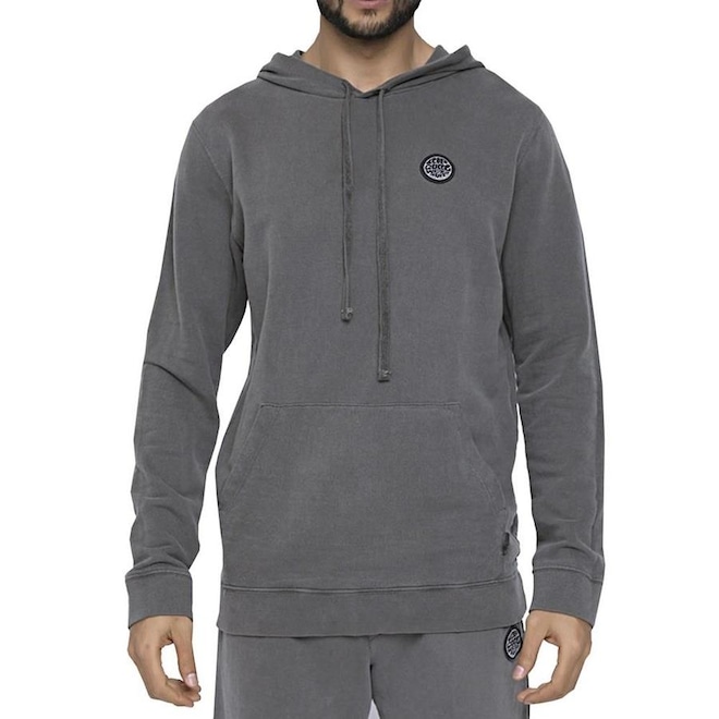 Blusão de Moletom com Capuz Rip Curl Wettie Icon Hood - Masculino - Foto 1