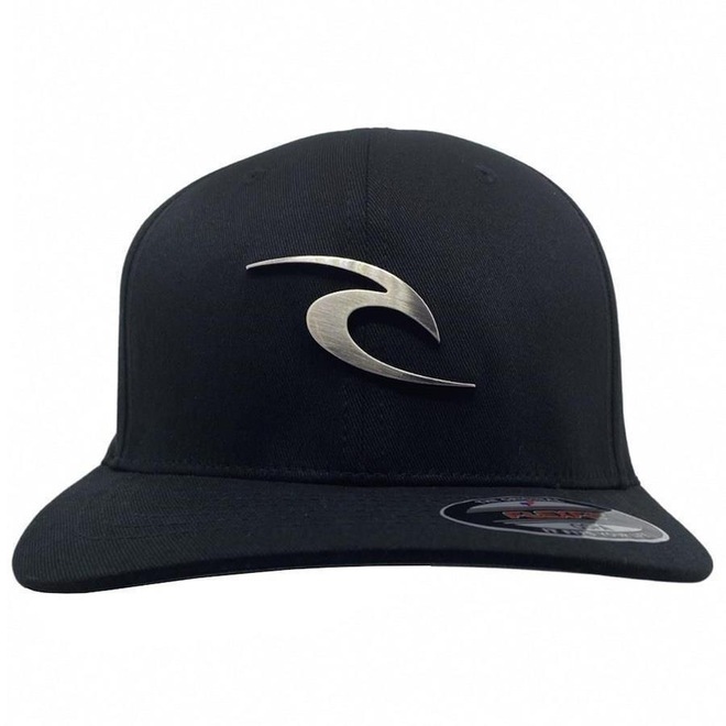 BONÉ ABA CURVA RIP CURL WAVE ICON METAL LOGO - FECHADO - ADULTO - Foto 1