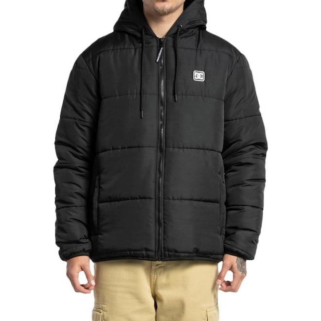 Jaqueta com Capuz DC Shoes DC Star Puffer WT23 - Masculina - Foto 1