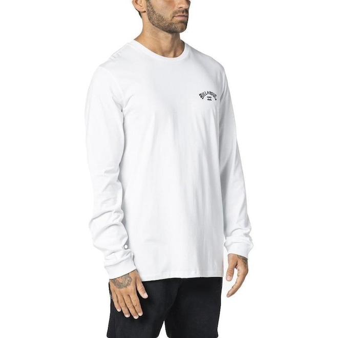 Camiseta Billabong Manga Longa Small Arch WT23 - Masculina - Foto 1