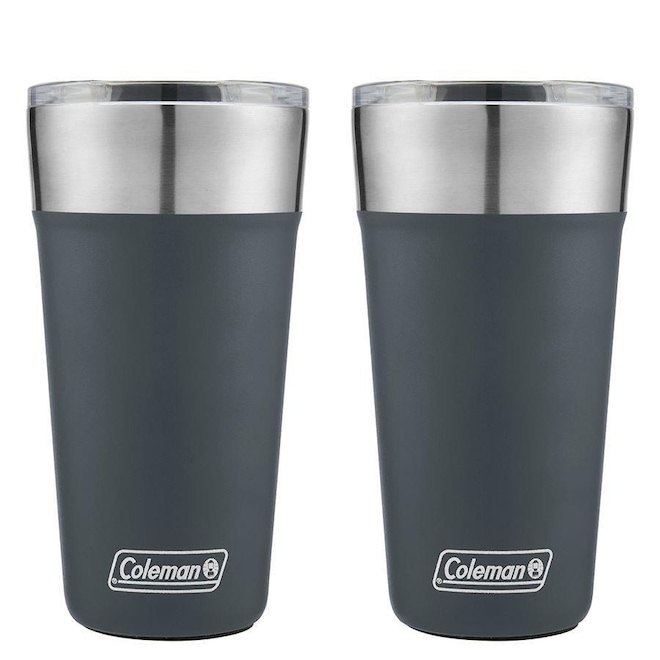 Kit de Copos Térmico Coleman com Tampa - 600ml - 2 Unds - Foto 1