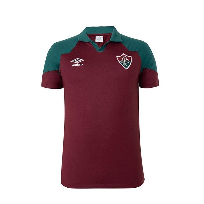 Camisa Polo do Fluminense Umbro Viagem 2023 - Masculina - Foto 1
