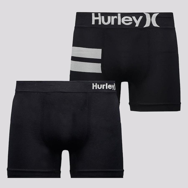 Kit Cueca Boxer Hurley - 2 unidades - Masculina - Foto 1