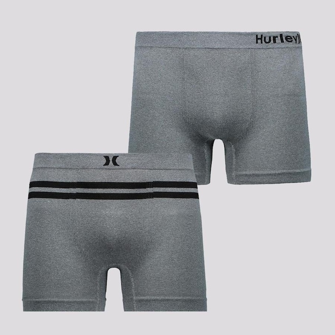 Kit Cueca Boxer Hurley - 2 unidades - Masculina - Foto 1