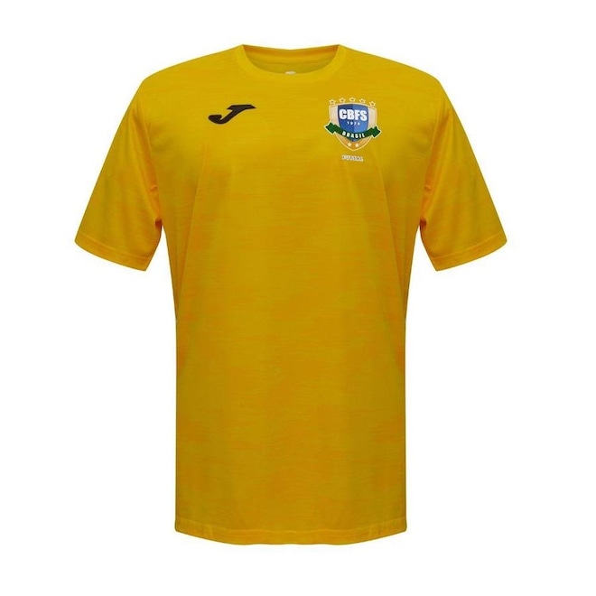 Camisa Seleção Brasileira Futsal CBFS Goleiro Joma - Masculina - Foto 1