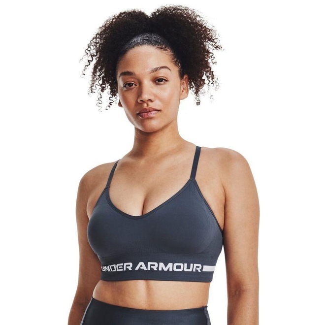 Top Fitness Under Armour Seamless Low Long Bra - Feminino - Foto 1