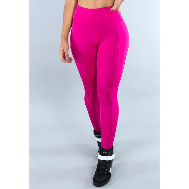 Calça Legging Mvb Modas Montaria Cintura Alta Suplex - Feminina - Foto 1