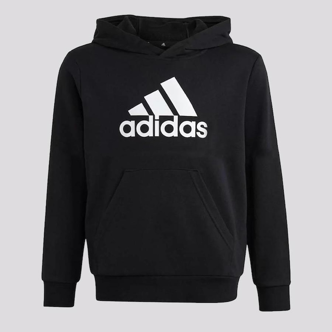 Blusão de Moletom com Capuz adidas - Infantil - Foto 1