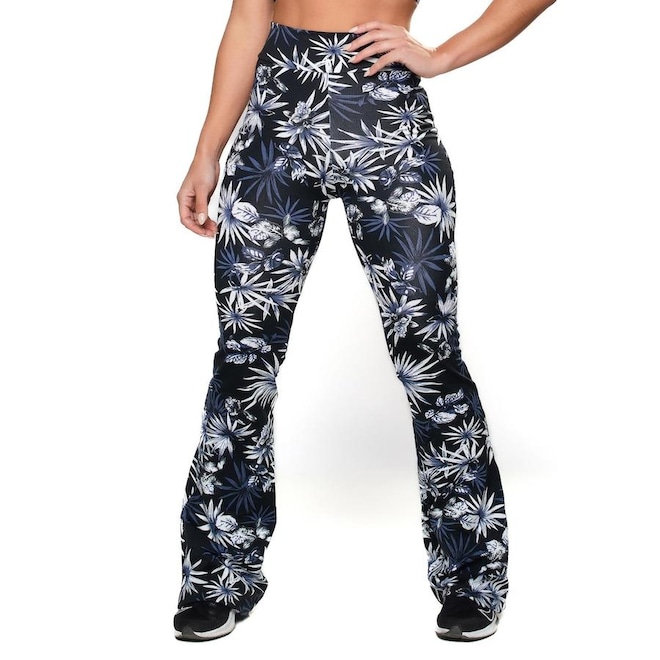 Calça Bailarina MVB Modas Flare Pantalona Suplex - Feminina - Foto 1