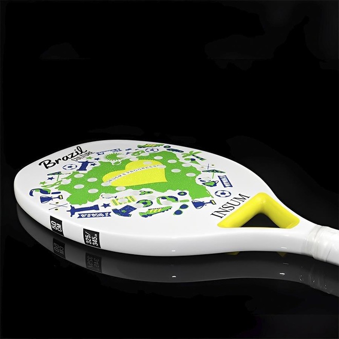 Raquete Beach Tennis Gold Sports Brazil em Carbono II - Foto 1