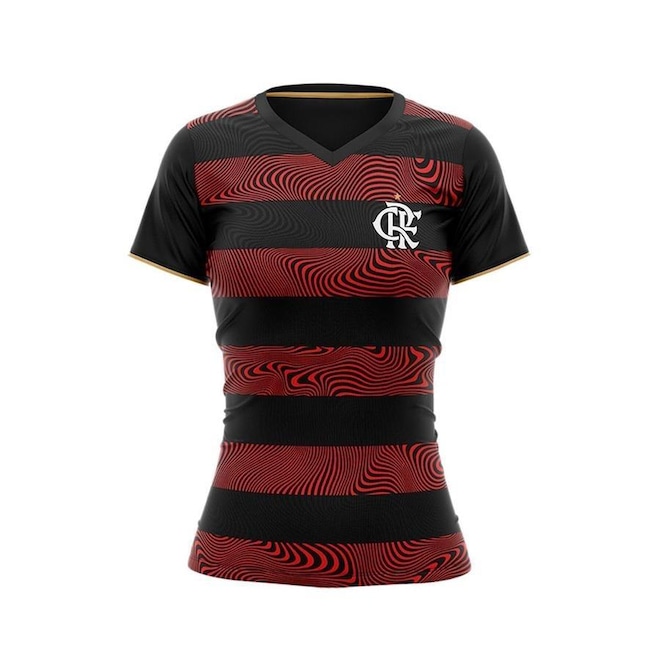 Camiseta do Flamengo Feminina Braziline Brains - Foto 1