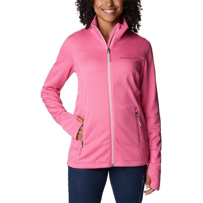Jaqueta Columbia Park View Grid Fleece - Feminina - Foto 1