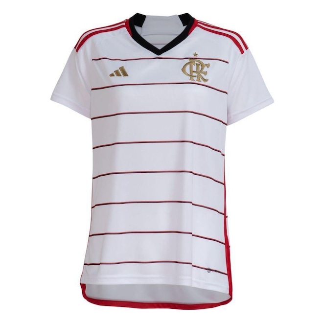 Camisa 2 do CR Flamengo 23/24 adidas - Feminina - Foto 1