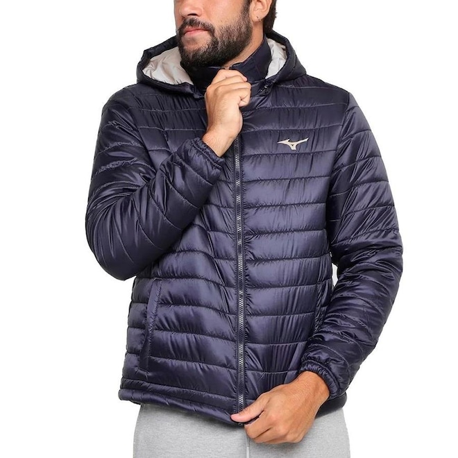Jaqueta Puff Mizuno com Capuz - Masculina - Foto 1