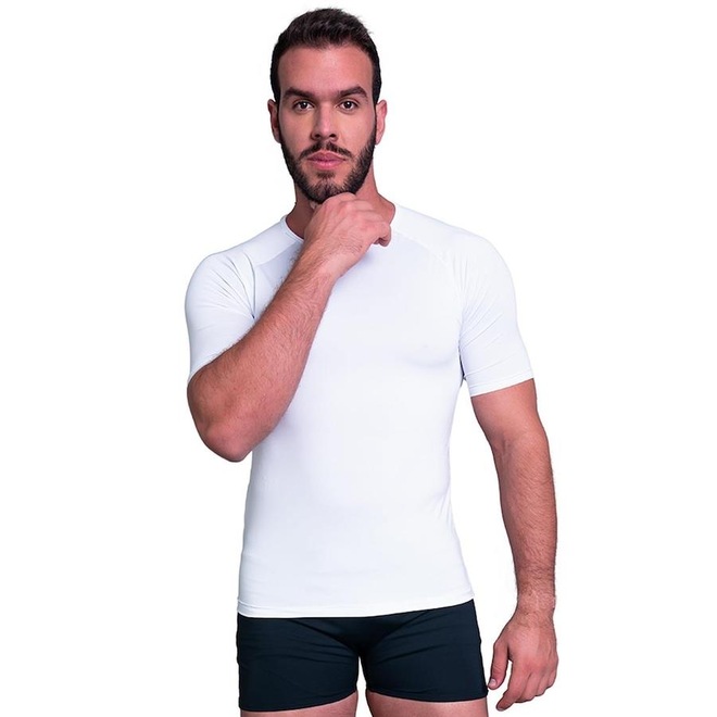 Camisa Térmica MVB Modas Proteção Uv 50 + - Masculina - Foto 1