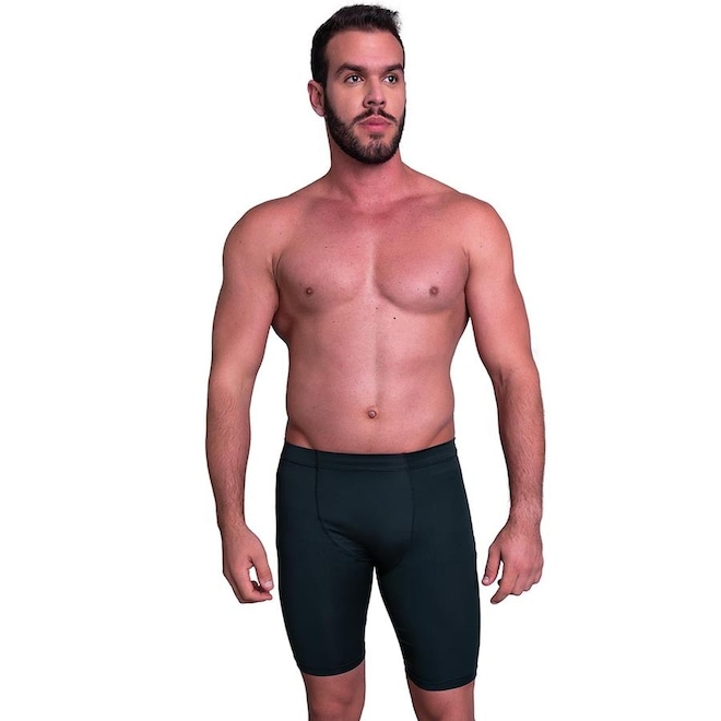 Bermuda MVB Modas Segunda Pele Térmica Proteção Uv 50+ - Masculina - Foto 1