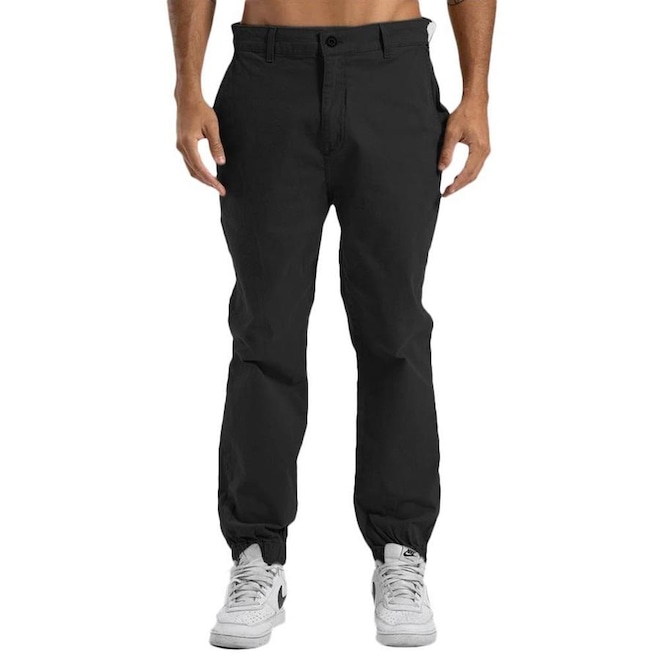 Calça Hurley Sarja Front - Masculina - Foto 1