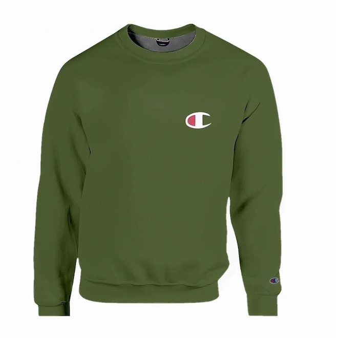 Blusão Masculino Champion Gola Careca Logo C Ink - Foto 1