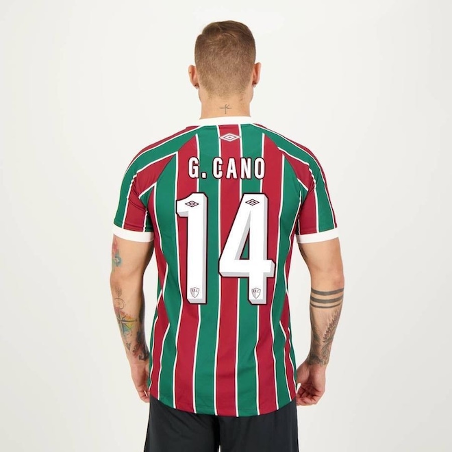 Camisa do Fluminense I 2023 14 G. Cano Umbro - Masculina - Foto 1