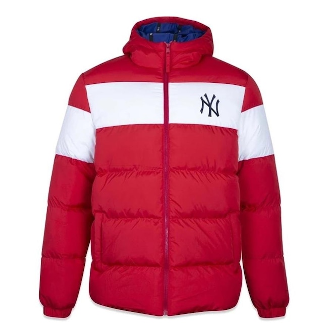 Jaqueta Puffer New Era New York Yankees World - Masculina - Foto 1