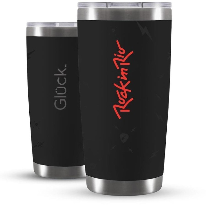 Copo Térmico Estampado Glück Lucky Rock in Rio Little - 591ml - Foto 1