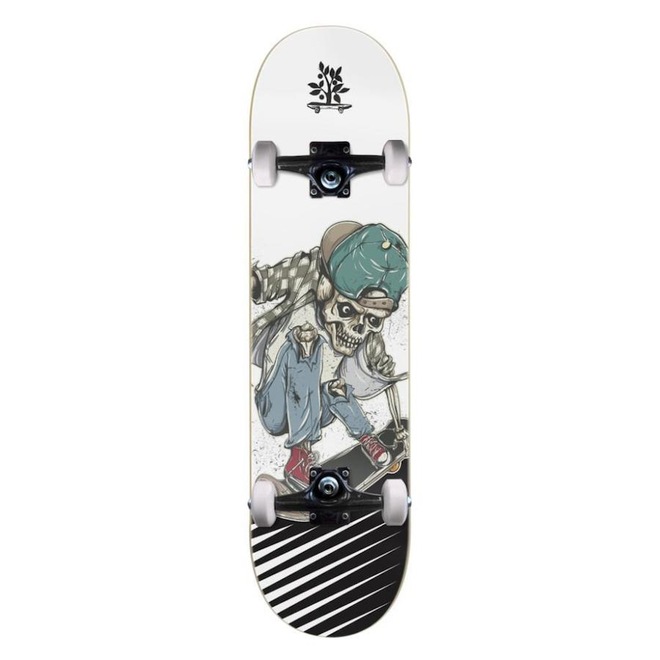 Skate Iniciante Wood Light Skull Skate - Foto 1