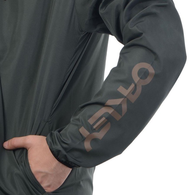 Jaqueta Com Capuz Oakley Windbreaker - Masculina - Foto 1