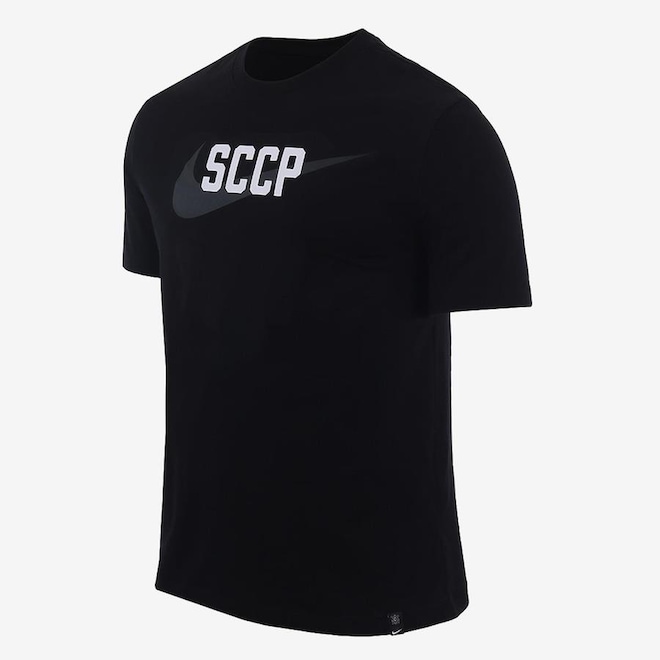 Camiseta do Corinthians Swoosh Nike - Masculina - Foto 1