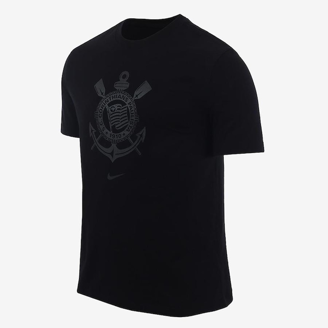 Camiseta do Corinthians Escudo Nike - Masculina - Foto 1