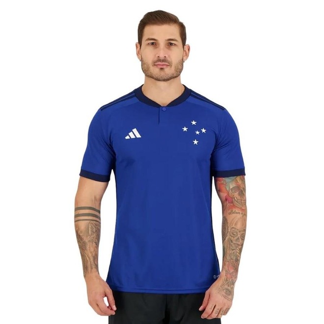 Camisa do Cruzeiro adidas I 2023/24 - Masculina - Foto 1