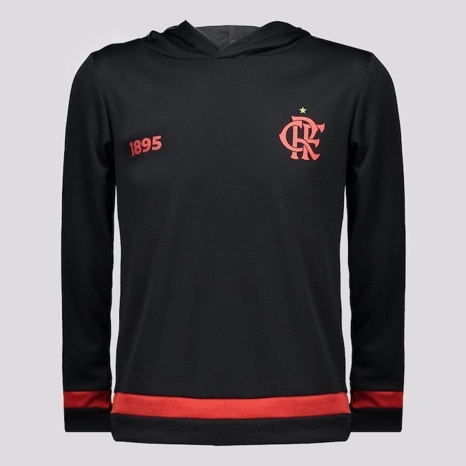 Camiseta do Flamengo Futfanatics Tron Manga Longa - Infantil - Foto 1