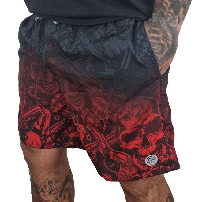 Bermuda Surftrip Skulls - Masculina - Foto 1