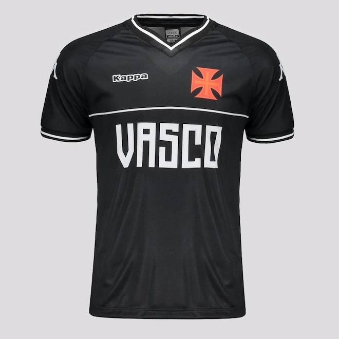 Camisa do Vasco Kappa Supporter Bicolor - Masculina - Foto 1