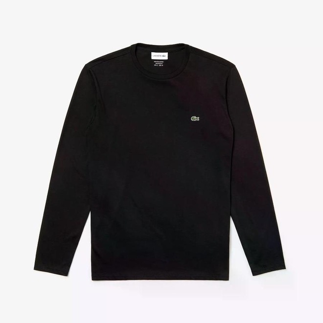 Camiseta Lacoste Manga Longa Pima - Masculina - Foto 1
