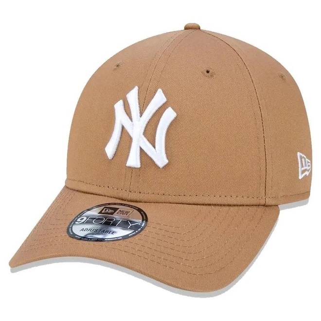 Boné New Era 9Forty New York Yankees Snapback - Caramelo - Foto 1