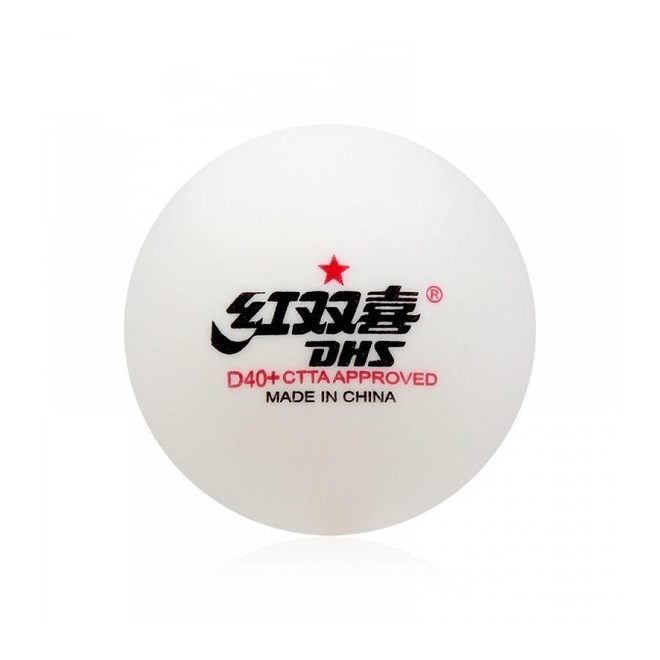 Bola de Tênis de Mesa DHS CellFree Dual 1 Estrela - 10 und - Foto 1