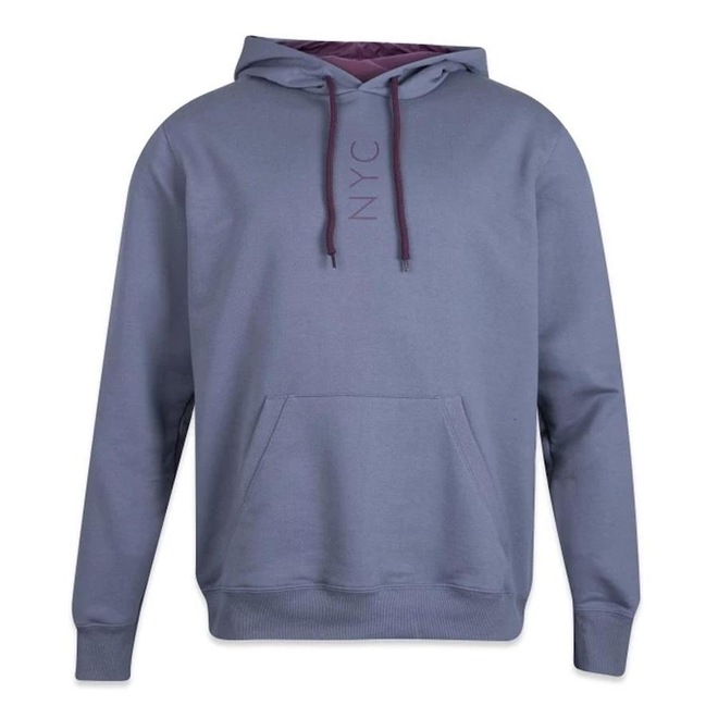 Blusão de Moletom com Capuz New Era Nyc Simple Sign - Masculino - Foto 1