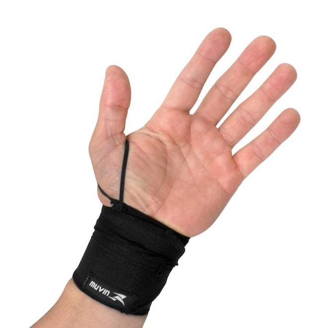 Munhequeira Muvin para LPO Camada Dupla para Musculação e Exercício Funcional -Adulto - Foto 1